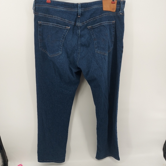 AG Adriano Goldschmied Everett SLIM STRAIGHT Blue Jeans Size 40 x 34 - Picture 8 of 11